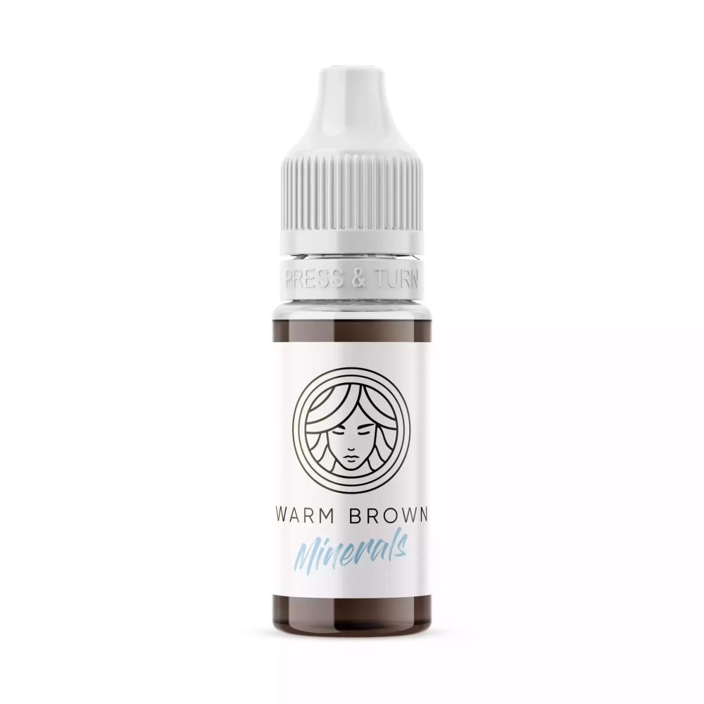 Brows Mineral Pigments, Face - Warm Brown